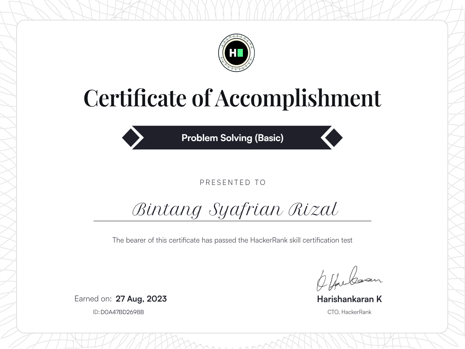 HackerRank Problem Solving (Basic)